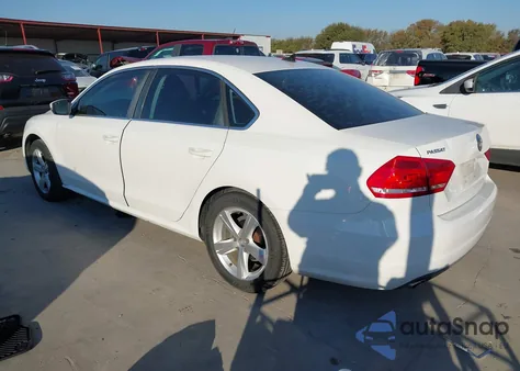 2013 Volkswagen Passat 2.5L Se from USA, damaged, VIN 1VWBP7A35DC069970